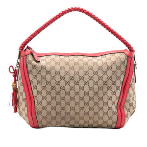 Pre-Loved Gucci Medium GG Canvas Bella Shoulder Bag
